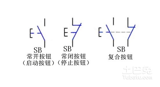 按鈕開(kāi)關(guān)符號(hào)
